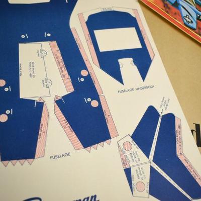 Lot B-266: Vintage Paper Airplane Kit