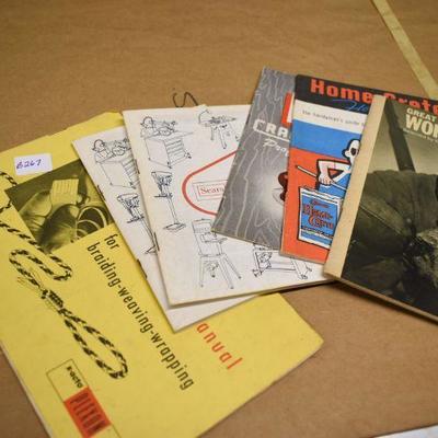 Lot B-267: Collection of Vintage Woodworking Pamphlets