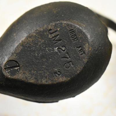 Lot B-271: Pair of Whale Cast Iron Ashtrays