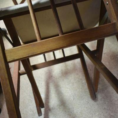 Lot B-272: Pair of Teak Director's Chairs
