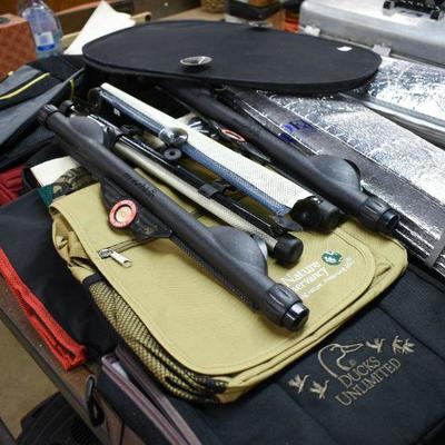 Lot B-274: Collection of Travel Bags and Car Window Shades