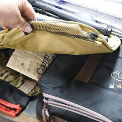 Lot B-274: Collection of Travel Bags and Car Window Shades