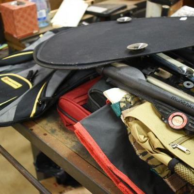 Lot B-274: Collection of Travel Bags and Car Window Shades
