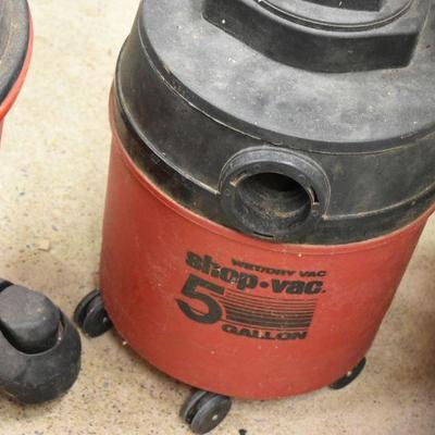 Lot B-185:  Shop Vacs