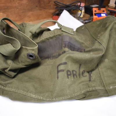 Lot B-192:  Military Duffle Bag