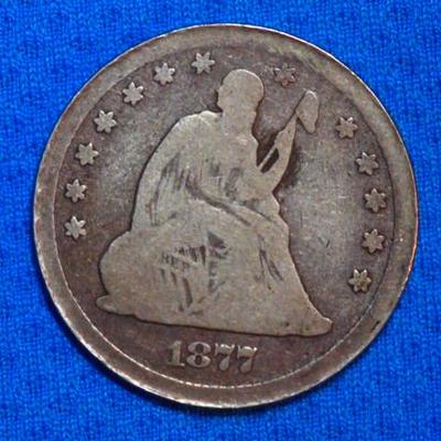 1877 Carson City Quarter Dollar    W214