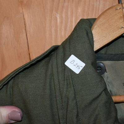 Lot B-245:  Military Style Jacket