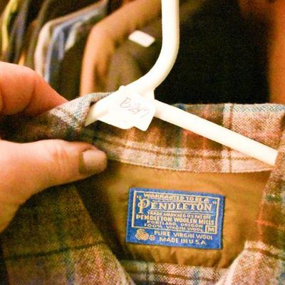 Lot B-246:  Pendleton Shirts