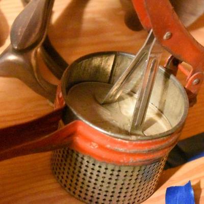Lot B-287:  Vintage Copper Scoop and More