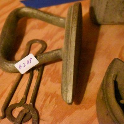 Lot B-289:  Sad Irons and More