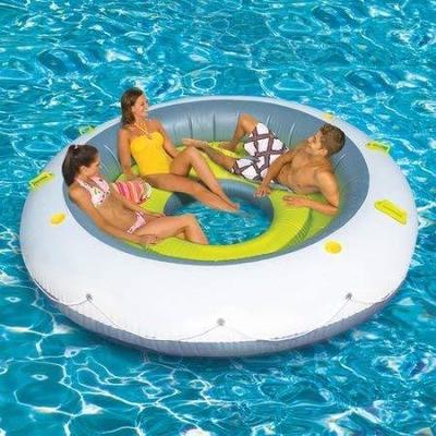 Banzai Ultra Luxe Island Inflatable Water Island - $60 Retail, SEE DESCRIPTION