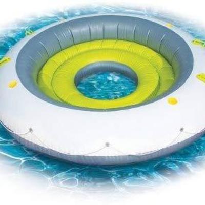 Banzai Ultra Luxe Island Inflatable Water Island - $60 Retail, SEE DESCRIPTION