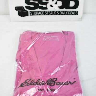 Eddie Bauer Women's Cardigan, Raspberry Pink, Size Large/Tall - New