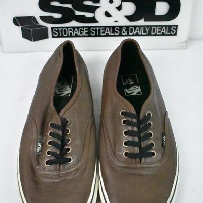 Vans Off the Wall Men's Shoes size 10. Brown with Black accents