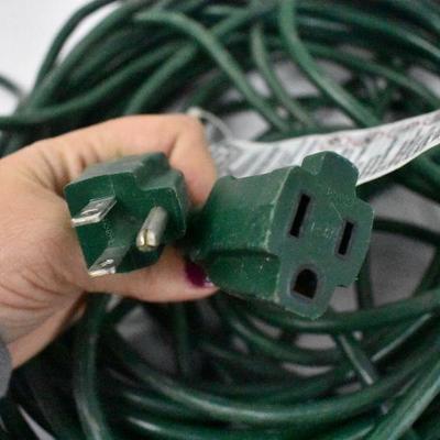 50' Green Extension Cord