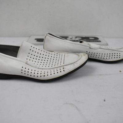 Kenneth Cole White Leather Shoes, Men's size 9.5
