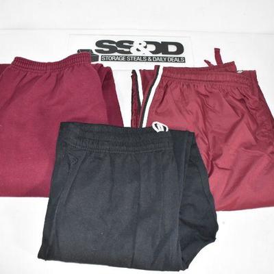 Men's Sports/Lounge Pants Qty 3 Sz XL (2) & Large (1)
