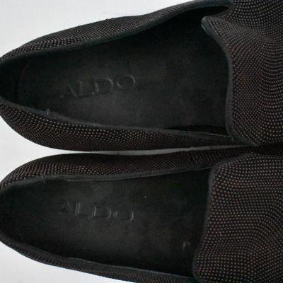 Men's Dress Shoes by Aldo Black/Maroon Slip On size 9.5
