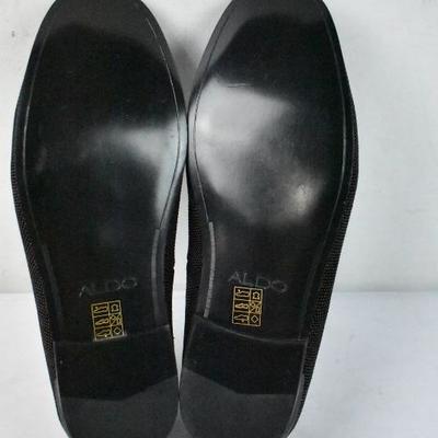 Men's Dress Shoes by Aldo Black/Maroon Slip On size 9.5
