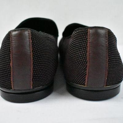 Men's Dress Shoes by Aldo Black/Maroon Slip On size 9.5