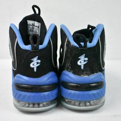 Nike Air High Top Shoes, Blue & Black, Men's Size 10