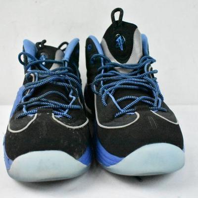 Nike Air High Top Shoes, Blue & Black, Men's Size 10