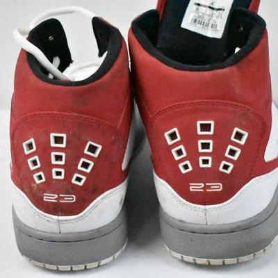 Nike Jordan Shoes: White, Black, Red, Men's Size 