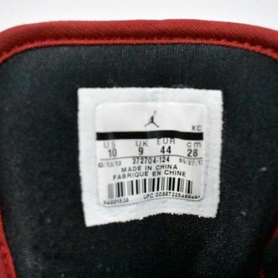 Nike Jordan Shoes: White, Black, Red, Men's Size 