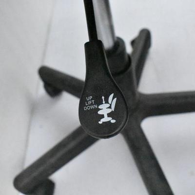 Blue Office Chair with Wheels. Student Chair