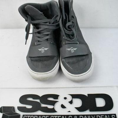 Gray High Top Shoes Men's Size 9.5 by Creative Recreation
