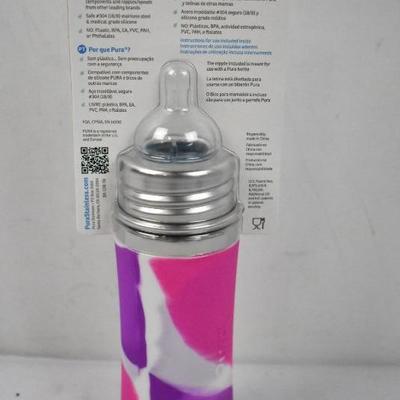 Pura Kiki 11 Oz / 325 Ml Stainless Steel Infant Bottle - New