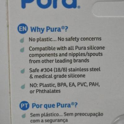 Pura Kiki 11 Oz / 325 Ml Stainless Steel Infant Bottle - New