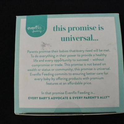 Evenflo Feeding Balance + Stage 1 Cylindrical Silicone Pacifier - 6ct - New