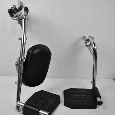 Wheel Chair, Foot Rests (do not fit on the wheelchair we have for sale)