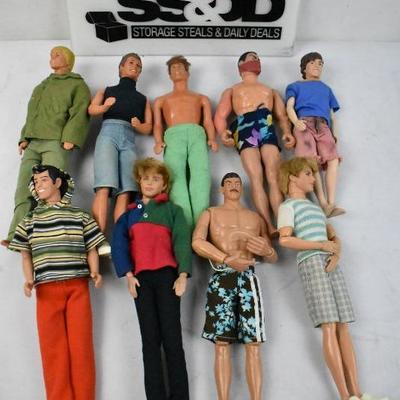9 Boy Barbie Dolls
