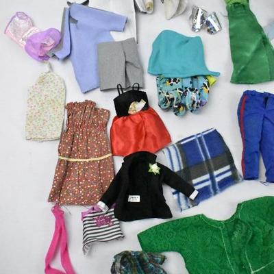 30+ pieces Doll Clothing, Mostly 