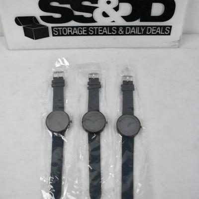 3 Blue Watches - New