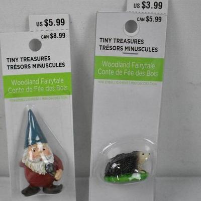 Tiny Treasures Gnome & Hedgehog - New