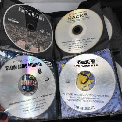 67 Music CDs in Case Logic. Mostly Rp & Hip Hop