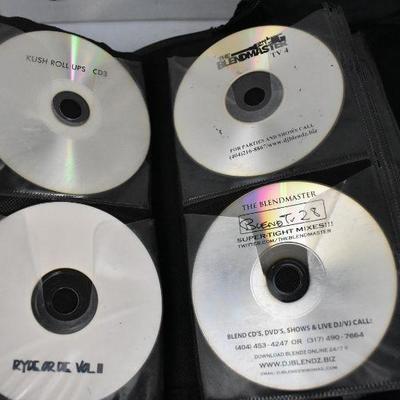 67 Music CDs in Case Logic. Mostly Rp & Hip Hop