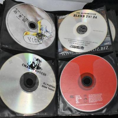 67 Music CDs in Case Logic. Mostly Rp & Hip Hop