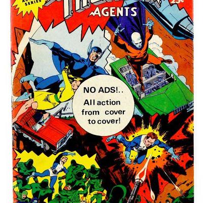THUNDER AGENTS #19 Silver Age Comic Book Gil Kane Wally Wood Cover Art 1968 Tower Comics RARE