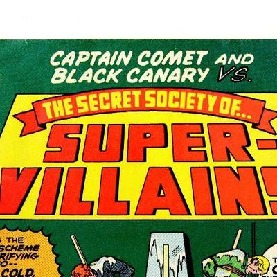 SECRET SOCIETY of SUPER-VILLAINS #6 Bronze Age Comic Book 1977 DC Comics VG