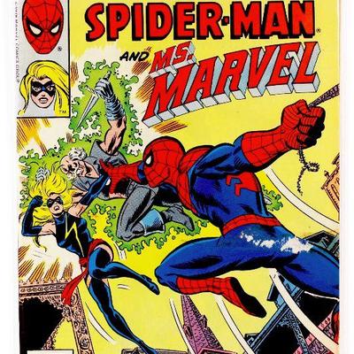 Marvel Team-Up #77 SPIDER-MAN and MS. MARVEL Bronze Age 1979 Marvel Comics LOW GRADE