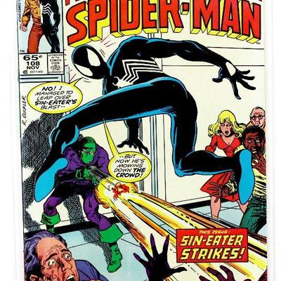 Peter Parker Spectacular SPIDER-MAN #108 Sin-Eater 1985 Marvel Comics VF