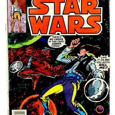 STAR WARS #22 Chewbacca vs Han Solo Bronze Age Comic Book 1979 Marvel Comics VG/FN