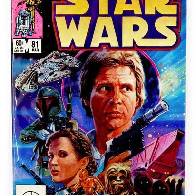 STAR WARS #81 Return of Boba Fett Classic Movie Cover 1984 Marvel Comics VF+