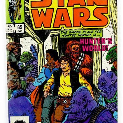 STAR WARS #85 Ewoks IG-88 Bossk WEDGE ANTILLES High Grade 1984 Marvel Comics VF
