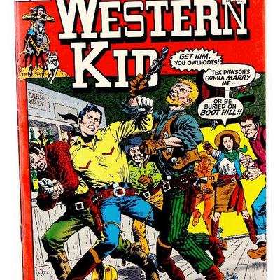 WESTERN KID #3 Rare Bronze Age Old West Comic Book 1972 Marvel Comics FN+