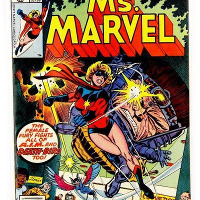MS. MARVEL #10 Bronze Age Comic Book M.O.D.O.K. & Deathbird App 1977 Marvel Comics VF-